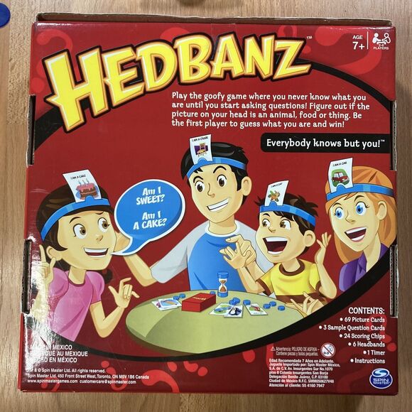 Hedbanz Second Edition “What Am I?” Family Board Game • EUC • Spin Master - Picture 3 of 6